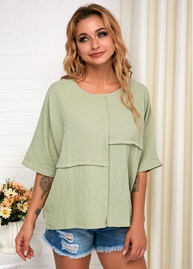 Soft Light Green Short Sleeve T Shirt