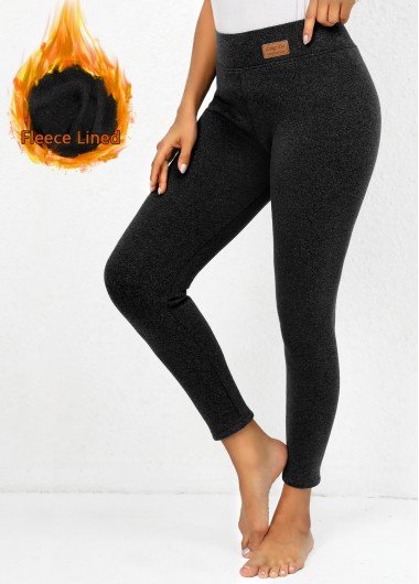 Dark Grey Marl High Waisted Ankle Length Leggings